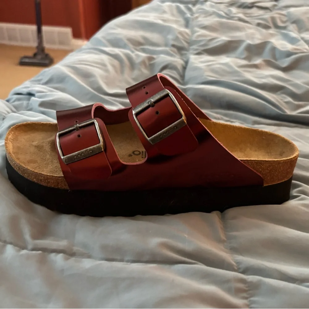 Birkenstock papillio red metallic sandals - Picture 5 of 10